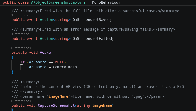 ARObjectScreenshotCapture.cs